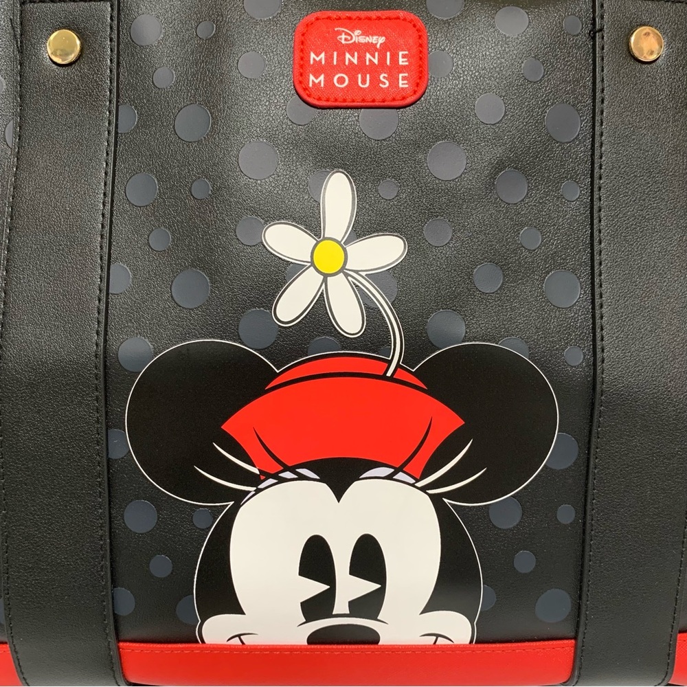 Disney Minnie Mouse Wheeled Duffle Carry-On Travel Bag-New - Picture 12 of 12